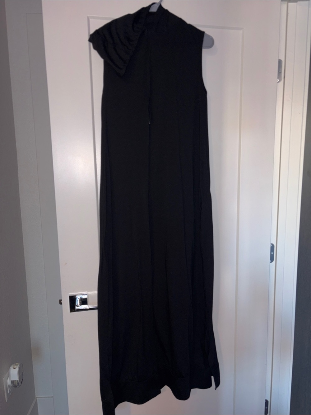 Sleeveless Black Maxi Dress - Classic Long Silhouette